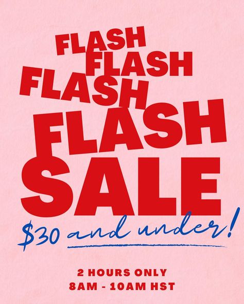 Tomorrow’s 2 HOUR FLASH SALE is gonna be goooood ladies!! We just marked down over 100 items including this size inclusive dress (she’s only gonna be $16!!!), bras/bralettes, jewelry, tops, jeans, bags, dresses, holiday, luxe, jumpsuits, beauty & shoes! We even got a handful of $1 items — WHAT?! Share and tag your friends ladies, don’t leave them out of the loop!! SALE STARTS AT 8AM HST TOMORROW ONLINE ONLY • NO CODE NEEDED • ALL SALES FINAL • SHOP EARLY TO GET THE BEST SAVINGS! Flash Sale Design, Sale Typography, Sale Email, Sale Template, Email Template Design, Lindy Bop, Email Newsletter Template, Dresses Holiday, Jeans Bags