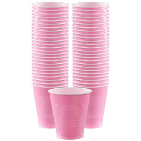 Pink Party Theme, Plastic Party Cups, Pink Birthday Party, Diy Balloon Decorations, Balloon Shop, Pink Cups, Kids Party Supplies, Party Pack, Party Stores