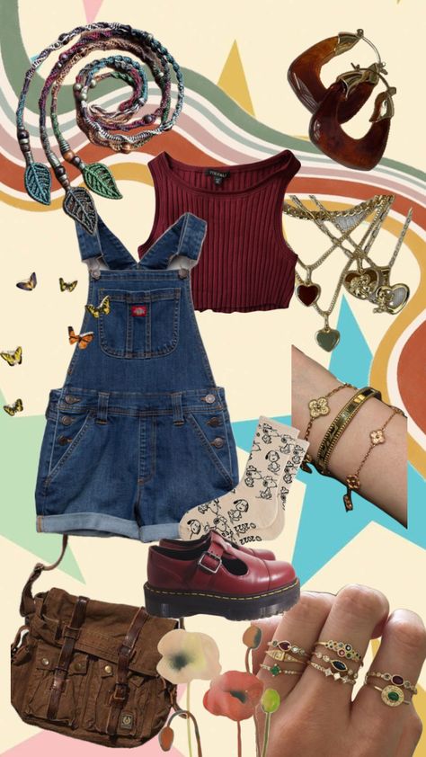 #outfitinspo #vibes #nature #vintage #books #art #fitcheck #fitinspo #fit #outfitinspiration #outfit #outfits #red #funky Vintage Artsy Outfit, Nature Vintage, Artsy Outfit, Earthy Outfits, Hippie Style Clothing, Thrifted Outfits, Normal Clothes, Funky Outfits, Books Art