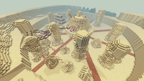 Naruto RPG Server] :: [24/7] :: [Custom Jutsu] :: [Clans ... Hidden Sand Village, Sand Village, Village Map, Sorting Hat, Minecraft Builds, Minecraft Ideas, Minecraft Designs, Adventure Time, Aesthetic Pictures