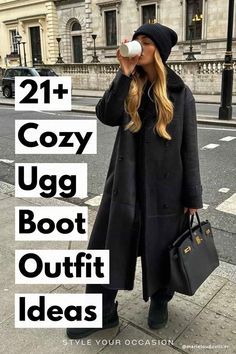 Black Ugg Outfit, Black Uggs Outfit, Ugg Outfit Ideas, Outfits Uggs, Style Uggs, How To Style Uggs, Uggs Mini, Uggs Outfit Winter, Casual Chic Classy