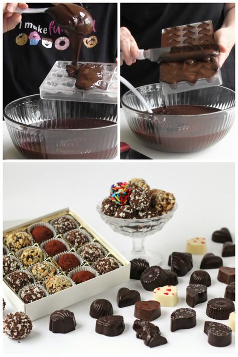 Chocolate Making Videos, Chocolate Making Ideas Homemade, Boozy Candy, Chocolatier Recipes, Custard Bread, Chocolate Bowls, Making Sweets, How To Temper Chocolate, Chocolate Candy Recipes