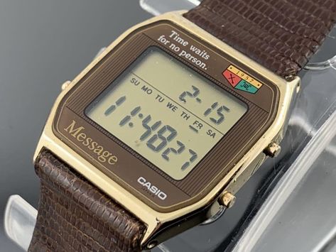 Casio Digital, Stylish Watches Men, Retro Gadgets, Vintage Watches Women, Retro Watches, Stylish Watches, Girly Jewelry, Watch Collection, Casio Watch