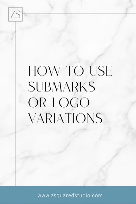 Do you have submark logos but not sure what they are used for? This blog is for you https://www.zsquaredstudio.com/post/how-to-use-submarks-or-logo-variations Submark Logo Design, Sub Logo Design Ideas, Logo Submark Design, How To Create A Watermark Logo, Logo Submark, Sub Brand Logo System, Submark Logo, Logo Variations, Logo Placement