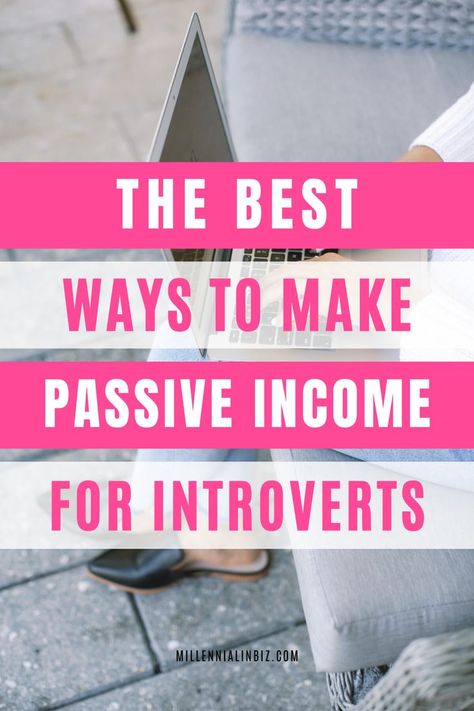 passive income for introverts Easy Passive Income, Passive Income Ideas For Beginners, Best Passive Income, Extra Income Online, Extra Income Ideas, Make Passive Income Online, Dividend Investing, Passive Income Business, Investment Ideas