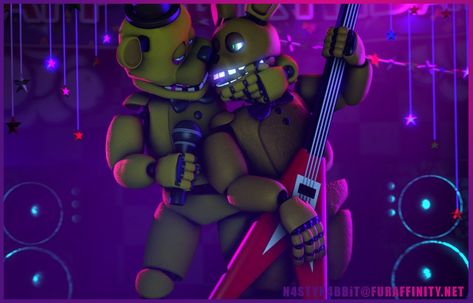 Springtrap Sfm, Fnaf Wallpaper, Fnaf Sfm, Spring Bonnie, Freddy 3, Deer Doll, Fnaf Freddy, Toy Bonnie, Scott Cawthon