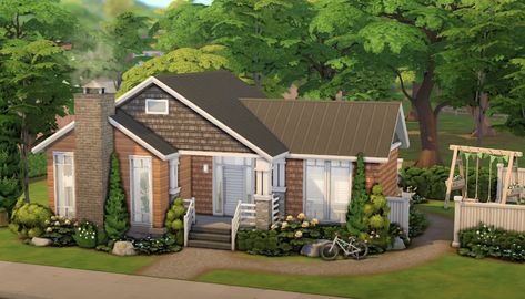 23 Eucalyptus Lane Sims 4, Sims Freeplay Houses, Sims 4 House Plans, Casas The Sims 4, Sims Four, Sims Freeplay, Sims4 Clothes, Los Sims, Cute Simple Wallpapers