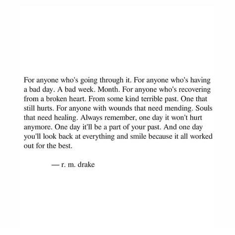 R. M. Drake’s Instagram profile post: “The all new "something broken, something beautiful" four book bundle is NOW AVAILABLE via the link on my bio. These will be limited as the…” Heart Breaking Poetry, Quotes Mind, Bad Week, Drake Quotes, Getting Over Him, Quotes Thoughts, Literature Quotes, Bts Quotes, Smile Because