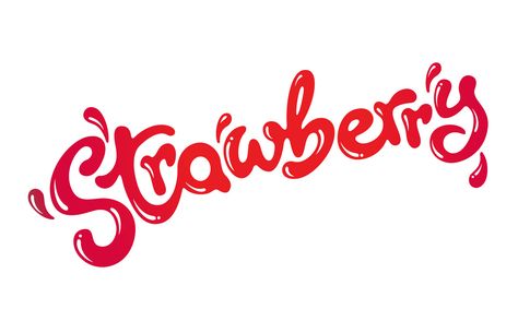 New work - Strawberry Strawberry Font, Type Effects, Strawberry Illustration, Strawberry Cottage, Strawberry Drawing, Strawberry Tattoo, Graffiti Text, Strawberry Hill, Cherry Strawberry