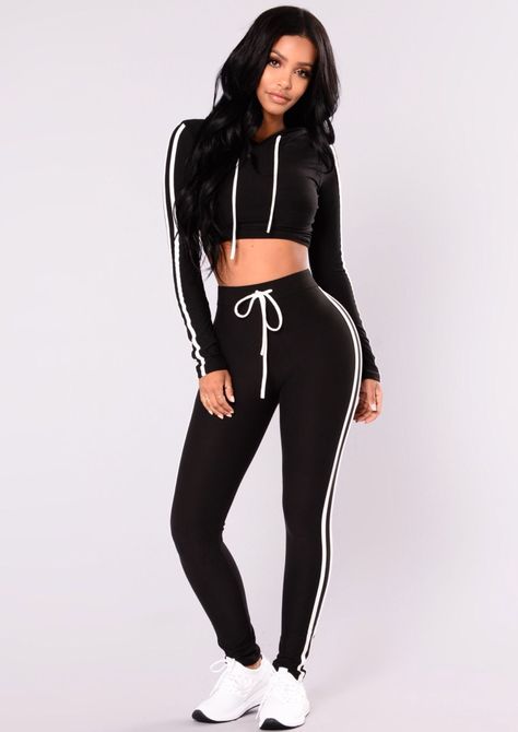 Sportive Outfit, Autumn Soft, Sport Suit Women, Slim Fit Joggers, Suit Women, Jogging Suit, Matching Leggings, Fashion Autumn, Top Pants Set