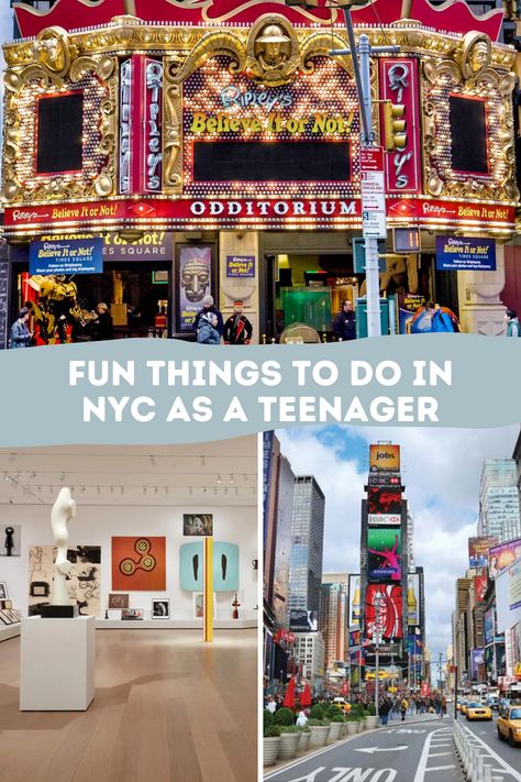 Things To Do In Nyc With Teens, New York With Teens, New York City With Teens, Fun Things To Do In Nyc, Nyc With Teens, Things To Do With Teens, New York Activities, York Things To Do, Things To Do In Nyc