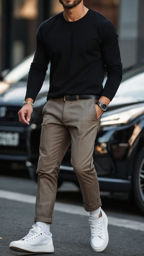 13 Stylish Smart Casual Outfits for the Modern Man - Cheerful Talks Men Casual Smart Outfit, Polished Casual Outfits Men, Smart Casual Creative Work Outfits, Classy Men Winter Outfits, Guys Fits Casual, Casual Office Wear Men, Stylish Outfits For Men Classy, Holiday Outfits Men Christmas, Casual Wear For Men Outfit Ideas