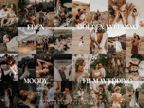 4 BEST WEDDING packs, lightroom presets, wedding presets, mobile and desktop editing, lightroom filter, wedding photography, outdoor presets Wedding Filters, Lightroom Presets Wedding, Summer Presets, Wedding Presets, Lightroom Presets Bundle, Indoor Photography, Vsco Presets, Lightroom Filters, Aesthetic Filter