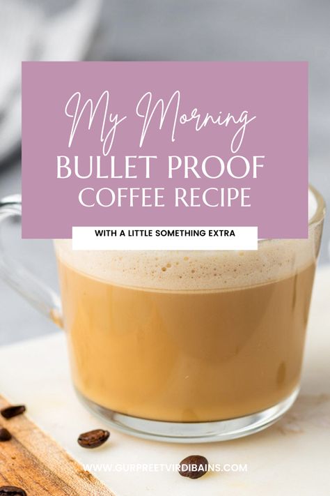 Keto Bullet Coffee, Bullet Proof Coffee Recipes, Bullet Coffee Recipe, Relaxing Drinks, Butter Coffee Recipe, Bullet Proof Coffee, Increase Energy Naturally, Coffee Keto, Easy Healthy Smoothie Recipes