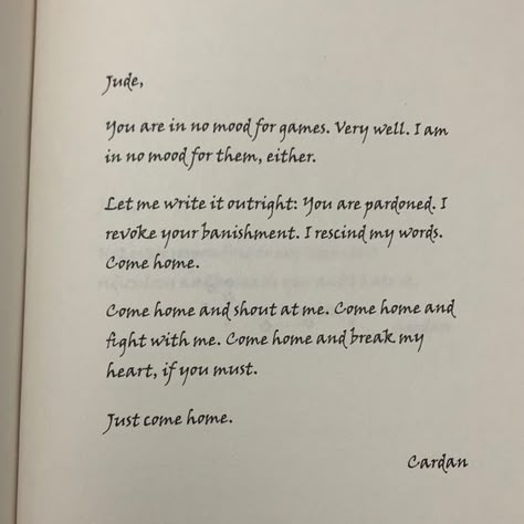 Cardan Letters To Jude, Folk Of The Air Series, The Wicked King, Jude And Cardan, The Folk Of The Air, Folk Of The Air, Queen Of Nothing, The Cruel Prince, Holly Black