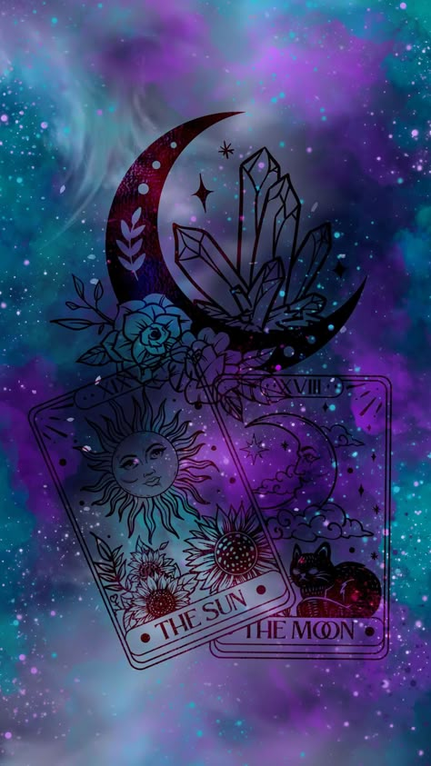 Witchy Iphone Aesthetic, Witchcraft Background Wallpapers, Lunar Wallpaper Aesthetic, Tarot Phone Wallpaper, Witchy Background Aesthetic, Clairvoyant Aesthetic, Witchy Vibes Wallpaper, Wicca Wallpaper, Spell Tattoo