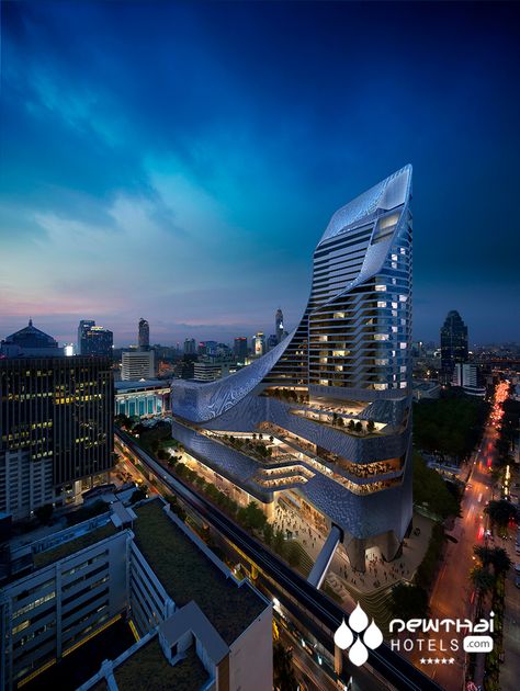 Friday May 12, 2016. Mark it on your calendar. The most highly anticipated hotel opening in Thailand in years has an official Grand Opening date. After many false starts, which is not uncommon in the industry, especially for such a large project, Park Hyatt Bangkok is set to officially open its doors to guests on … Park Hyatt Bangkok, Bangkok Photos, Bangkok Hotel, Contemporary Hotel, Thailand Hotel, Park Hyatt, Hotel Architecture, Hotel Interiors, Modern Hotel