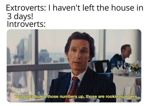 Introvert Jokes, The Wolf Of Wall Street, Introvert Problems, Introvert Quotes, Introvert Humor, Bones Funny, Funny Posts, Really Funny, Funny Jokes