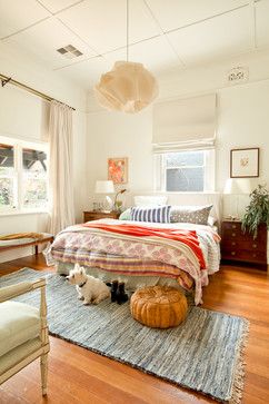 100 Year old house becomes a family home in Australia - eclectic - Bedroom - Perth - Red Images Fine Photography Cozy Colors, Cozy Bedroom Design, Bedroom Cozy, Deco Studio, Decor Ikea, Health Hacks, Bedroom Images, Relaxing Bedroom, Eclectic Bedroom