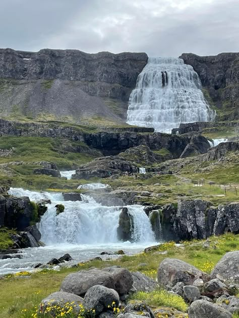 Dynjandi Waterfall Iceland, Iceland Fjords, Reykjavik Aesthetic, Seydisfjordur Iceland, Iceland Countryside, Iceland Aesthetic, Iceland Honeymoon, Iceland Nature, Island Landscape