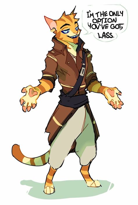 Tabaxi Drawing Reference, Cat Character Design Anthropomorphic, D&d Cat Character, Orange Tabaxi Dnd, Anthropomorphic Dog Character Design, Anthro Cat Reference, Tabaxi Bard Male, Cat Dnd Character, Anthropomorphic Character Design