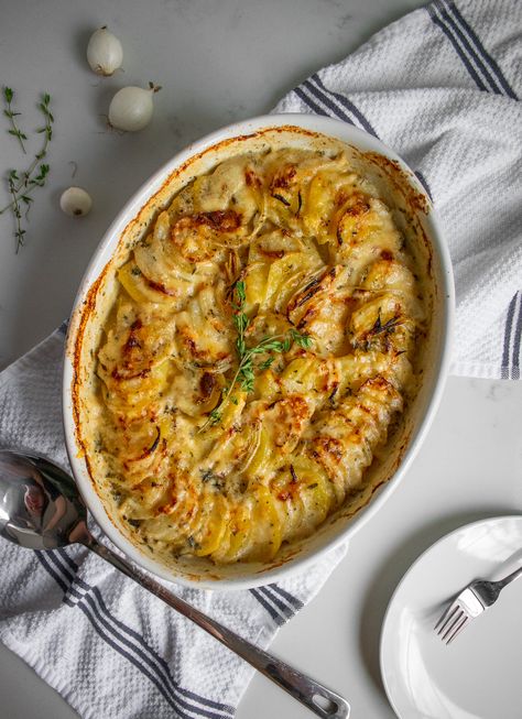 Norse Food, Bake Savory, Danish Cuisine, Scandinavian Recipes, Scalloped Potatoes Recipe, Creamy Potatoes, Swedish Dishes, Norwegian Food, Scandinavian Food