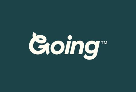 Brand New: New Name, Logo, and Identity for Going by DesignStudio Dr Logo, Negative Space Logos, Inspiration Logo Design, Trendy Logos, Word Mark Logo, Bold Logo, Logotype Design, Online Logo, Travel Logo