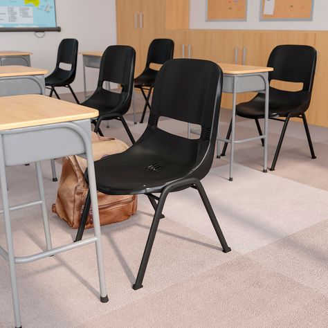 Office Guest Chairs, School Chairs, Furniture Room, Stacking Chairs, Guest Chair, Contemporary Chairs, Stackable Chairs, Classroom Setting, Plastic Chair