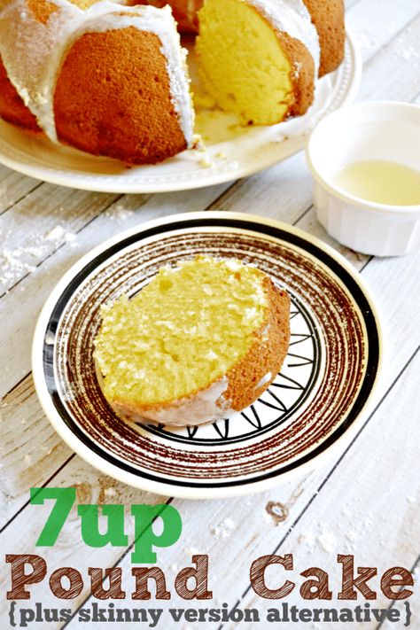 This 7UP Pound Cake is an old fashioned southern recipe that is as yummy as it is flavorful. An easy, lemony bundt cake that is moist and delicious. 7up Pound Cake Recipe, 7 Up Cake, 7up Pound Cake, Southern Cake, Southern Recipe, Pound Cake Recipe, Lemon Extract, Pound Cakes, Pound Cake Recipes