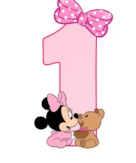 Kits imprimibles gratis : Abecedario y números Minnie bebe Minnie Mouse Pics, Minnie Mouse Images, Minnie Mouse 1st Birthday, Minnie Mouse Baby Shower, Happy Birthday Printable, Minnie Rose, Baby Letters, Birthday Party Crafts, Baby Minnie