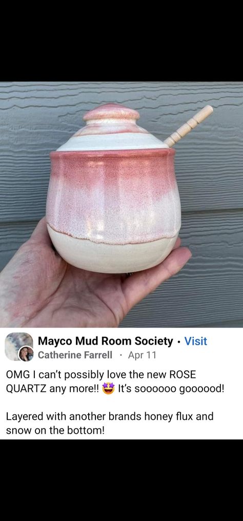 Coral Sands Glaze Mayco, Mayco Glaze Rose Quartz, Glaze Combos, Glaze Ideas, Pottery Glaze, Ceramic Glazes, Ceramic Glaze Recipes, Tile Color, Ceramic Glaze