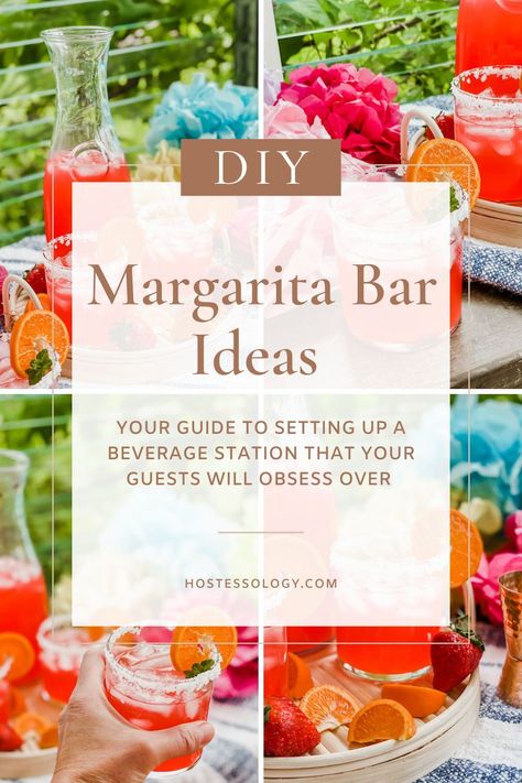 Margarita Bar Ideas Drink Stations Wedding Reception, Margarita Bar For Party, Margarita Table Party Ideas, Wedding Tequila Bar, How To Serve Margaritas At A Party, Marg Bar Party, Bridal Shower Margaritas, Mom A Rita Bar, Margarita Table Drink Stations