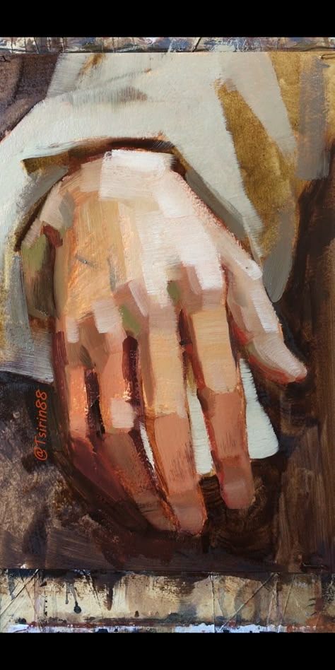 Oil Painting Hands, Painting Hands, Hands Painting, Painted Hands, Blank Sheet Of Paper, Hand Paintings, Drawing Prompts, Portraiture Painting, Acrylic Painting Tips