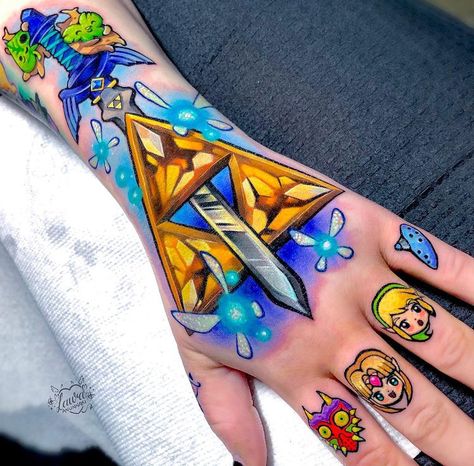 Majora's Mask Tattoo, Laura Anunnaki, Ankle Band Tattoo, Drum Tattoo, Video Game Tattoos, Zelda Drawing, Friends Having Fun, Zelda Tattoo, Gamer Tattoos