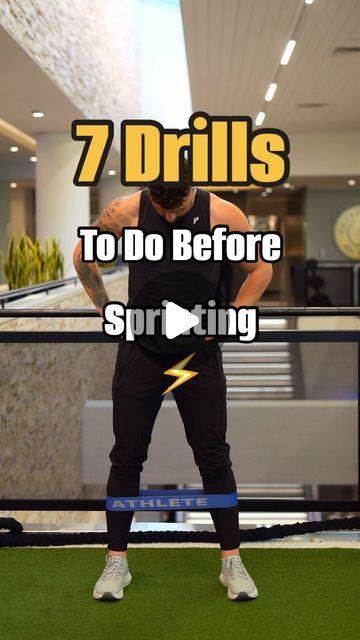 Jared Emanuele on Instagram: "🌟 7 Drills to Do Before Sprinting ⚡️: Prime Your Body for Sprinting  -  ⚡️Follow @jaredemanuele  📱 Share | Save  🚀 Do 1-2 sets of 15-20 seconds each  💥 Focus on these warm-up drills to prepare your body for explosive sprints.  ✅ Tag or share with teammates or your workout partner to step up your game.  -  #athlete #sprinttraining #dynamicwarmup #speedtraining #athleticperformance" Explosive Workouts, Dynamic Warm Up, Workout Partner, Partner Workout, Speed Training, Athletic Performance, 2 Set, Drills, Strength Training