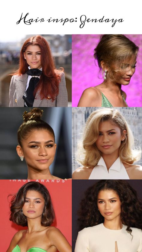 Zendaya Blonde Hair, Zendaya Ponytail, Zendaya Hair Color, Zendaya Makeup Looks, Zendaya Curly Hair, Hairstyles Zendaya, Zendaya Hairstyles, Zendaya Makeup, Zendaya Hair