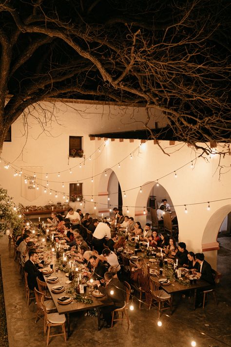 If you love DIY wedding ideas, check out this personalized (and scenic!) soiree. Super Simple Wedding Table Decor, 40 Person Wedding Seating, Schoolhouse Wedding, Small Wedding Reception, Noah Reid, Intimate Wedding Reception, Backyard Reception, Intimate Wedding Venues, Intimate Wedding Ceremony