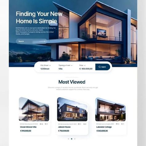 Hi Guys🖐, Have a look at this beautiful #realestate website #design. 👉DM me for #create your design in WordPress or Frontend development. 🚀 Boost your business with a professional website. Follow me 👉 @_abuzar_momin_  for more great designs. Tags #webdesigner #wordpress #frontenddeveloper #websiteupgrade #websiteredesign #wordpressdeveloper #ecommerce #webdeveloper #usa #realestate #businesswebsite #realestateinvestor  #usainstagram #branding #figmatowordpress #businessbrandingwebsite #we... Listing Website Design, Business Website Design Inspiration, Solar Screen, Real Estate Website Design, Mobile App Design Inspiration, Frontend Developer, Ecommerce Web Design, Interior Design Website, Webdesign Inspiration