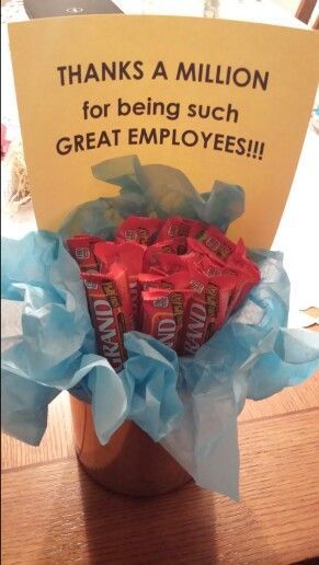 16 employee appreciation and motivation techniques to help boost the morale of your staff and team. Customer Service Week, Motivate Employees, Staff Appreciation Gifts, Thanks A Million, Reward And Recognition, Volunteer Appreciation, How To Motivate Employees, Staff Gifts, Employee Recognition