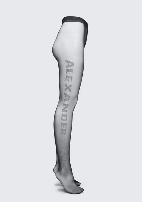 Alexander Wang CRYSTAL LOGO TIGHT Alexander Wang Shoes, Ready To Wear Fashion, Red Patch, Crystal Logo, Italy Style, Sheer Tights, Crystal Meanings, Accessories Bags, Clothes Accessories