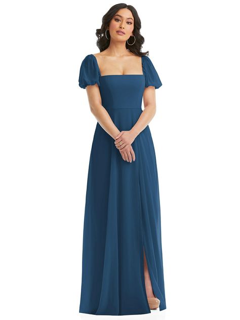 Navy Blue Bridesmaids, Royal Blue Bridesmaid Dresses, Elegant Bridesmaid Dresses, Long Blue Dress, Maxi Bridesmaid Dresses, Infinity Dress, Dress Order, Blue Bridesmaid Dresses, Chiffon Maxi