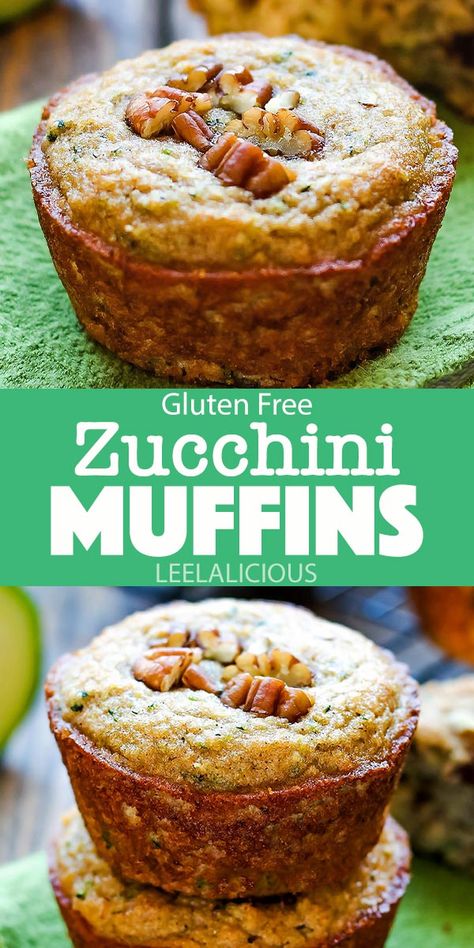 These healthy and delicious Coconut Flour Zucchini Muffins are gluten free, paleo, and can be keto/low carb. Great for breakfast, snack, or dessert. Muffins With Coconut Flour, Healthy Zucchini Muffins, Gluten Free Zucchini Muffins, Zucchini Dinner Recipes, Zucchini Muffins Healthy, Zucchini Muffin Recipes, Almond Flour Muffins, Coconut Muffins, Coconut Flour Recipes