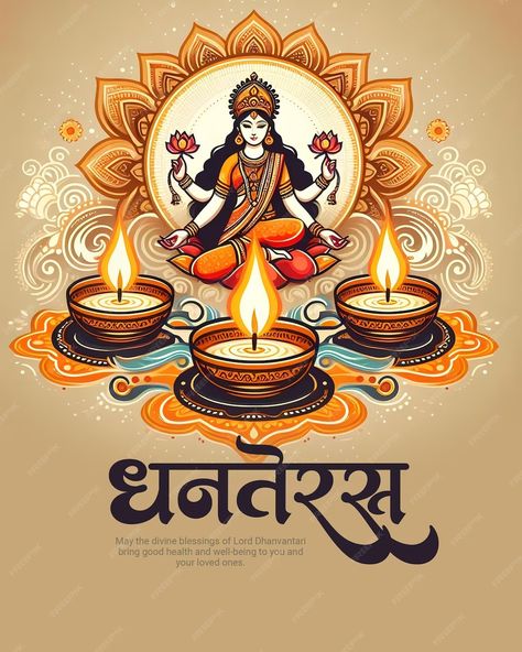 Happy Dhanteras and Dhanatrayodashi with Diwali celebration Social Media Post Template Banner | Premium AI-generated PSD Dhan Teras Post, Happy Diwali Social Media Post, Dhanteras Creative Ads, Dhanteras Post, Diwali Template, Guru Poornima, Diwali Dhanteras, Diwali Banner, Diwali Animation