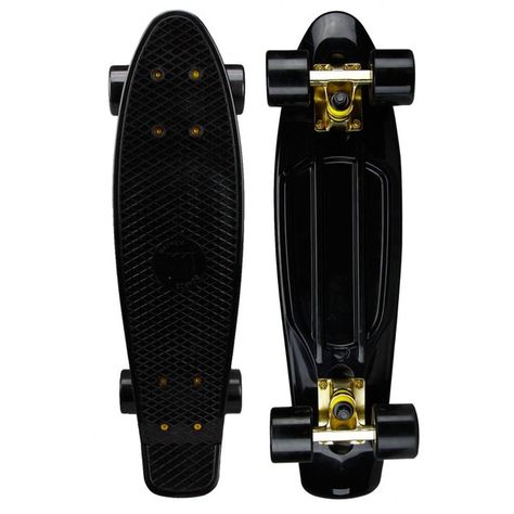 Plastic Skateboard, Skateboard Black, Penny Boards, Cruiser Boards, Style Skate, Board Skateboard, Black Deck, Penny Skateboard, Penny Board