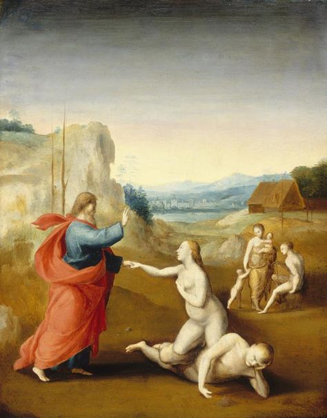 The Creation of Eve Creation Of Eve, Noli Me Tangere, Seattle Art Museum, San Domenico, Italian Paintings, Seattle Art, Sistine Chapel, European Paintings, America Art