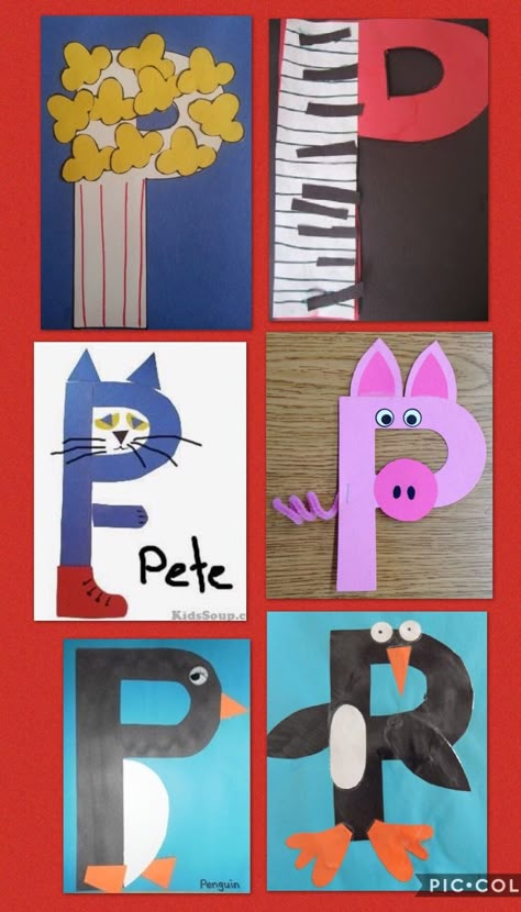 P Art Preschool, P Projects For Preschool, Letter P Ideas For Preschool, Letter P Toddler Crafts, Letter P Arts And Crafts For Preschool, Letter P Crafts For Preschoolers Ideas, P Letter Craft, L Preschool Crafts, Letter P Activity For Preschoolers