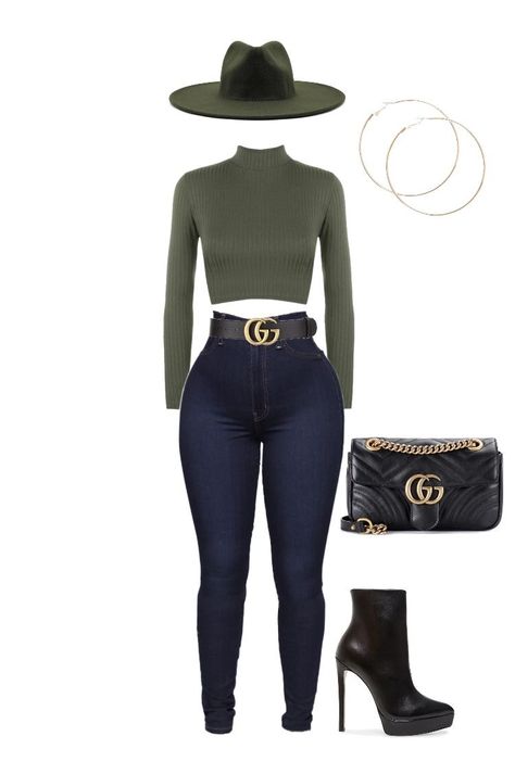 3de2334a314a7a72721f1f74a6cb4ceedesc53520646ri House Dinner Party Outfit, Green Jeans Outfit For Women, Grown Woman Outfits Black Women, Casual Cute Fall Outfits, Wardrobe Tips, Classy Casual Outfits, Outfits Chic, Nice Style, Classy Casual