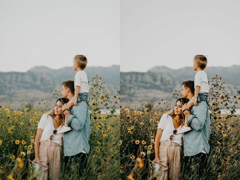 b Family Engagement Pictures With Kids, Family Photo Outfits Casual, Family Engagement Pictures, Family Session Outfits, Spring Family Pictures, Fam Photos, Photography Edits, Summer Family Pictures, Kelly Smith