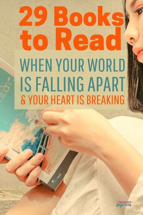 List of 27 Inspirational, self help books to read recommended by single moms when your heart is breaking these motivational books will inspire you to pick up the pieces and put your life back together. Your life can be even better than before. #selfhelpbooks, #singlemomsselfc When Your Heart Is Breaking, Self Help Books To Read, Single Mom Help, Divorce Advice, Best Self Help Books, Single Moms, Inspirational Speaker, Motivational Books, Parenting Books