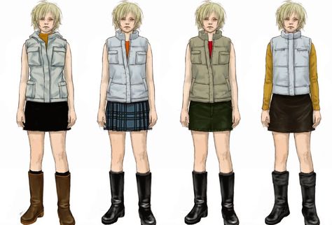 Silent Hill Concept Art, Heather Silent Hill, Yes Man Fallout, Silent Hill Series, Silent Hill Game, Silent Hill 3, Silent Hill Art, Heather Mason, Spooky Games